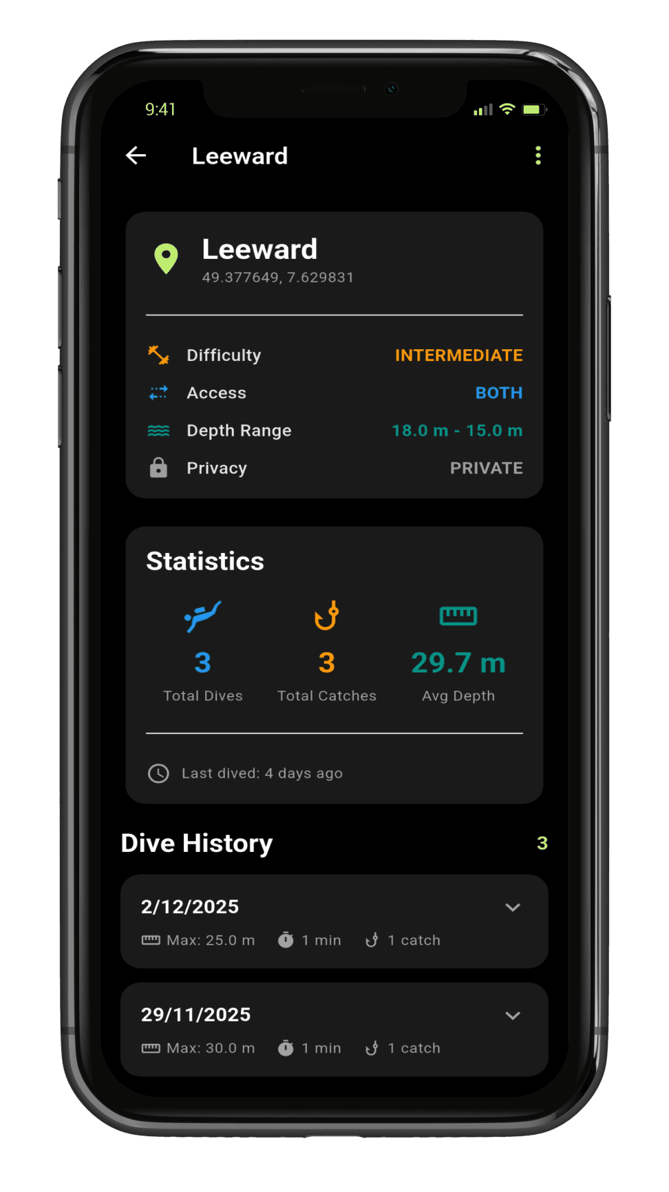 Spearo Tracker screenshot 4
